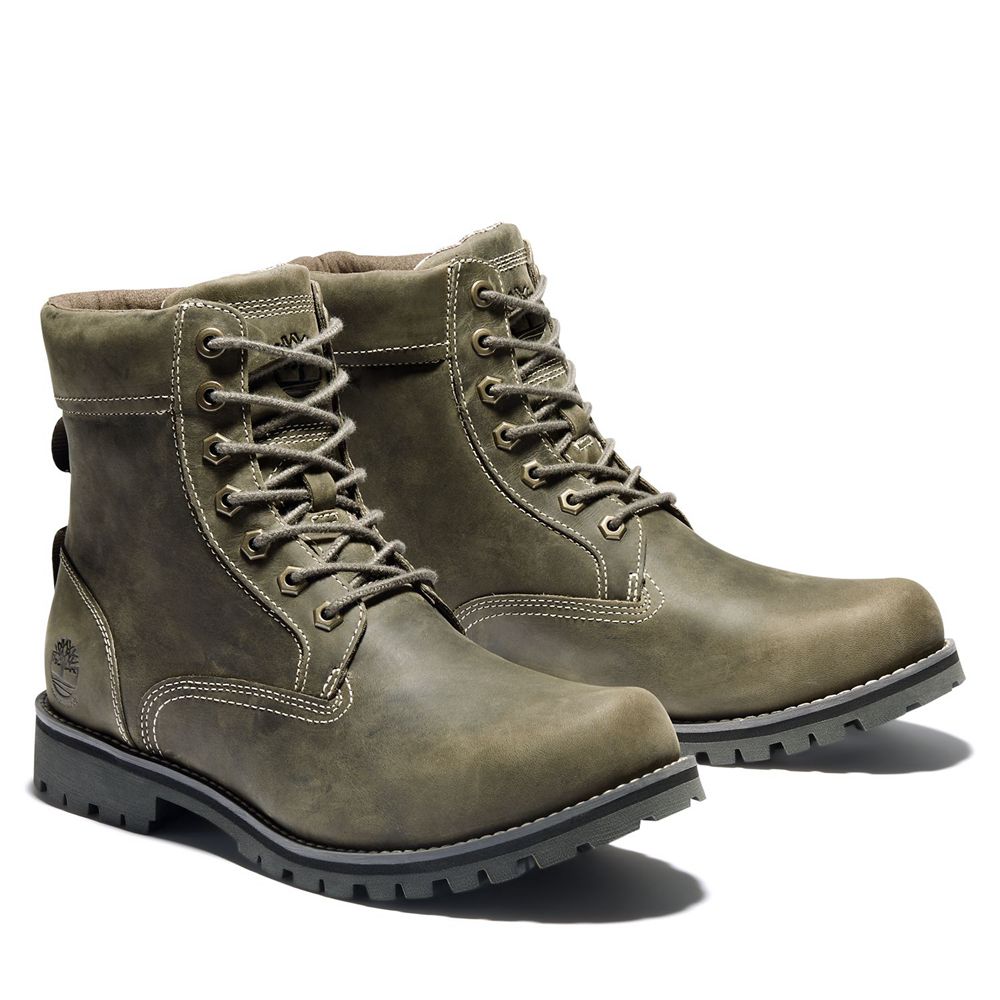 Botas 6-Inch Timberland Argentina Hombre - 6-Inch Rugged Waterproof Ii - Verde Oliva - EMOVHA-453